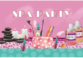 Makyaj Doğum Günü Partisi sevgililer Günü Partisi Fotoğraf Arka Plan Aşağılık Kız Makyaj Spa Kozmetik Kız Afiş Pembe Makyaj