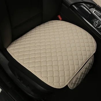 Rahat Nefes Keten Araba klozet kapağı Ön koltuk minderi Koruyucu İçin Uygun 98 % Model Araba Aksesuarları Otomotiv Ürünleri