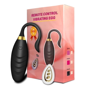 Kablosuz Uzaktan Kumanda Titreşimli Yumurta Seks Oyuncakları Kadınlar için Giyilebilir Vajinal Topları Dlidos Vibratörler G Noktası Oyuncaklar Yetişkinler için 18