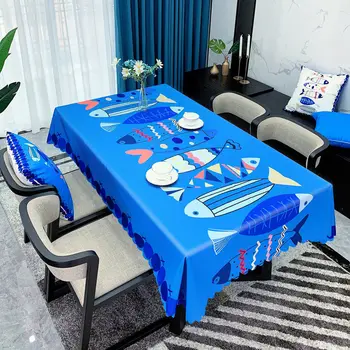 Su geçirmez Masa Örtüsü Masa Örtüsü Dikdörtgen Masa Örtüsü Masa Örtüleri Ev yemek masası Dekorasyon yemek zarif masa örtüleri