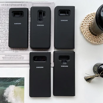 Orijinal Samsung Akıllı Ayna Görünüm Flip samsung kılıfı Galaxy S10/S9/S8 Artı + Note9 / Note8 Telefon Kapak S-View LED Kılıfları Kabuk