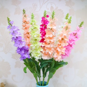 10 adet renkli yapay sümbül çiçek buketleri ve yapay Hyacinthus orientalis buketleri