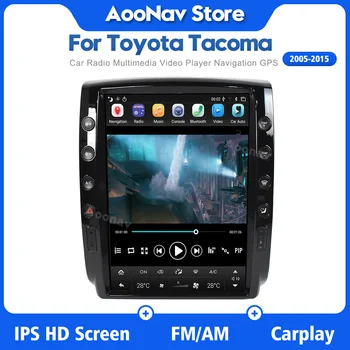 Android Radyo Dokunmatik Ekran İle Bir Din Toyota Tacoma 2005-2015 İçin Kafa Ünitesi Multimedya Araba GPS Navigasyon Stereo