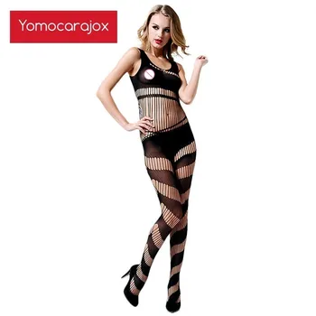 Yomocarajox Seks Ürünleri Fishnet Bodysuit Kadınlar İçin Uygun Çorap Organları Kadın Seksi Kostüm Erotik İç Çamaşırı Bodystocking