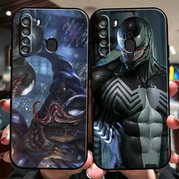Marvel Venom SERİN Telefon samsung kılıfı Galaxy S8 S8 Artı S9 S9 Artı S10 S10E S10 Lite 5G Artı Sıvı Silikon Silikon Kapak
