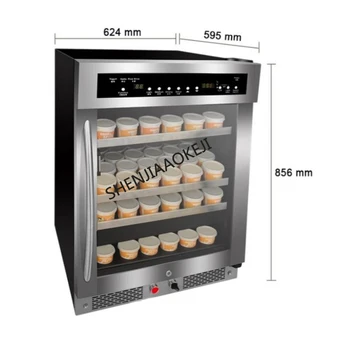 4 katmanlar yoğurt makinesi Ticari Otomatik fermantasyon soğutma makinesi Akıllı yoğurt makinesi ekipmanları 220 V / 110 V