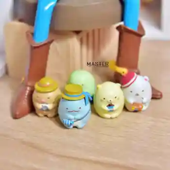 Köşe Yaratık Serisi 5 Tipi Yaratıcı Karikatür Sevimli Aksiyon Figürü Mini Bebek Masa Dekorasyon Süs Oyuncaklar
