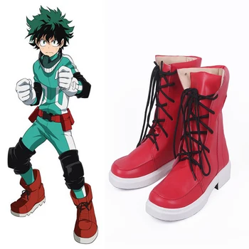 Anime My Hero Academia Cosplay Ayakkabı Izuku Midoriya Cosplay ayakkabı Botları Cadılar Bayramı Partisi Boku hiçbir Kahraman Academia Cosplay Kostümleri