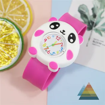 Çocuk İzle Karikatür Kuvars Kelebek kız çocuk saatleri Çocuklar için Panda Arı Fil Şekli çocuk Oyuncak Saat Öğrenci Hediyeler için