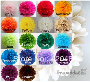 Toptan-Lot 10 ADET 13 CM renkli doku kağıt havlu Parti Dekorasyon çiçek topu düğün dekorasyon bol ücretsiz kargo