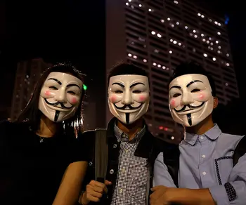V Vendetta Maskesi Reçine Anonim Guy Fawkes Cadılar Bayramı Maskesi 10 adet Reçine Anonim Guy Fawkes Cadılar Bayramı Maskesi