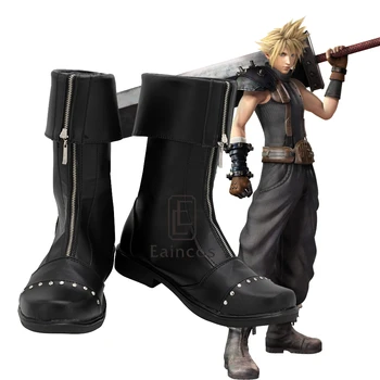 Final Fantasy 7 FF7 Bulut Strife Çizmeler Cosplay Cadılar Bayramı parti ayakkabıları Ismarlama