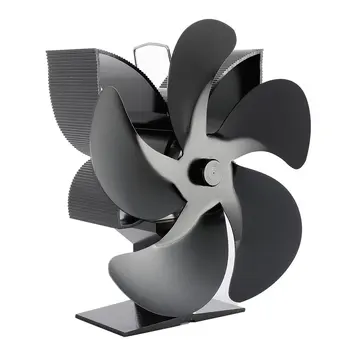 SF101G termal güç şömine ısıtıcı beş bıçakları şömine ısıtma fanı verimli havalı ısıtıcı düşük gürültü Fan