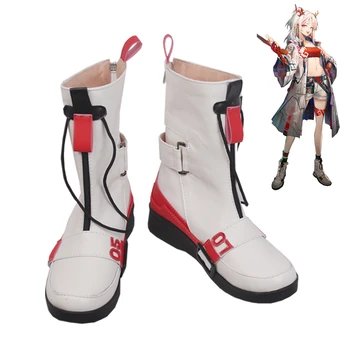 Nian Çünkü Arknights Nian Cosplay ayakkabı Anime Moda Rahat Çünkü Ayakkabı Arknights Cosplay kostüm aksesuarı H