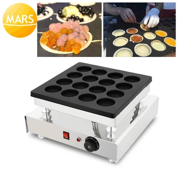 MARS 16 Delik Kırmızı Fasulye kek fırını Ticari Telur Burger Maker Hamburger ızgara makinesi yapışmaz Kırmızı Fasulye Demir Plakalar Fırıncı