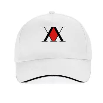 Yeni kap şapka Hunter x Hunter Erkekler Logo Anime Gri Üstleri Serin Erkek Pamuk Spor beyzbol şapkası