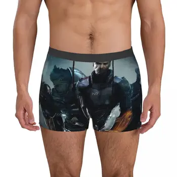 Mass Effect Asari Oyun Karanlık Külot Homme Külot erkek iç çamaşırı Seksi Şort Boxer Külot