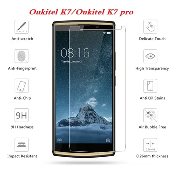 Oukitel K7 Pro Temperli Cam Premium 9H 2.5 D Patlamaya dayanıklı Telefon Ekran Koruyucu Film Oukitel K7 Cep Telefonu cam