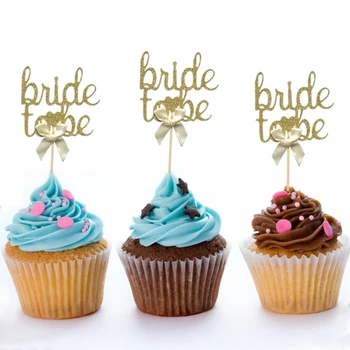 6 Adet Düğün Parti Gelin Kek Cupcake Toppers Bekarlığa Veda Bekarlığa Veda Partisi Gelin Duş Nişan Düğün Dekorasyon Malzemeleri