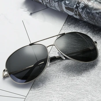 Yeni pilot polarize erkek güneş gözlüğü moda bayanlar gözlük UV400 oval metal çerçeve güneş gözlüğü marka spor sürüş güneş gözlüğü