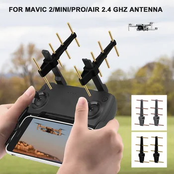 2 ADET Evrensel Aralığı Genişletici Yagi Anten sinyal amplifikatörü Güçlendirici DJI Mavic 2 Mini Pro Uzaktan Kumanda
