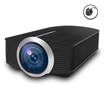 Mini Projektör Taşınabilir Video Projektör,30000 Saat Multimedya Ev Sineması Film Projektörü, Tam 1080