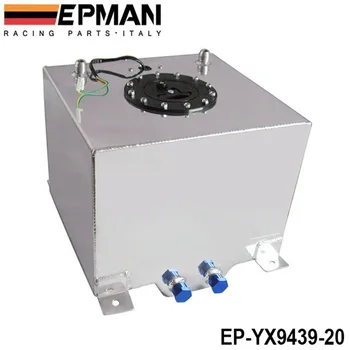EPMAN 20L Alüminyum yağ tenekesi Yakıt Tankı Yağ yakalama Can Tankı Sensörü İle Yakıt Hücresi Kapaklı / Köpük EP-YX9439-20