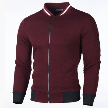 Ilkbahar Sonbahar Tişörtü Hırka Dış Giyim Adam İçin Yeni Erkek Ceket Kafes Katı Hırka Mont erkek gündelik spor giyim MY610