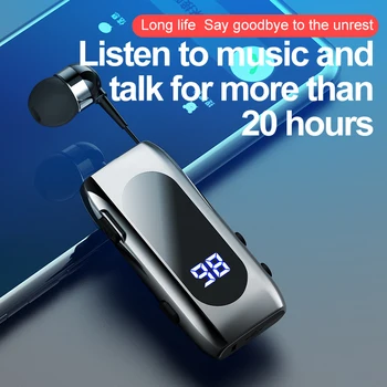 VAORLO 2022 K55 Konuşma Süresi 20 Saat Bluetooth kulaklık BT5. 2 Çağrı Hatırlatmak Titreşim Spor Klip Sürücü Auriculares Kulaklık PK F920