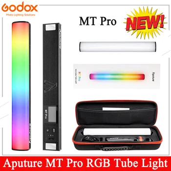 Aputure MT Pro RGB LED floresan lamba Tam renkli Mini sopa Video ışığı 36 Piksel Manyetik cazibe ışık çubuğu için Vlog YouTube