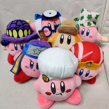 20cm Kirby peluş oyuncaklar 25th Yıldönümü Donanma Şef Oyun Karakteri Yumuşak dolgu yastık Kawaii Karikatür Toplamak çocuk Günü Hediyesi
