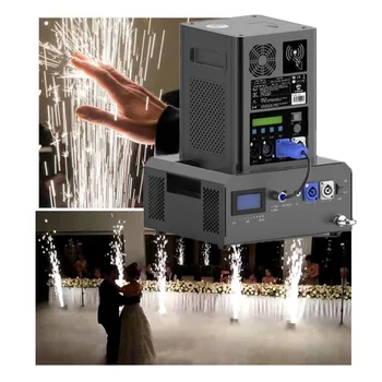 Kıvılcım Havai Fişek Makinesi Maytap Kablosuz Dmx şarj edilebilir pil Taşınabilir Sahne Düğün Dekorasyon Ti Tozu Dock Mini Set DJ