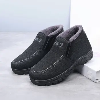 Erkekler Kış Sıcak Tutmak Ayak Bileği Botas Kış Rahat Açık Ayakkabı Spor Botas rahat ayakkabılar Zapatillas Hombre