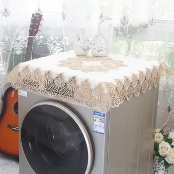 Davul çamaşır makinesi kılıfı funda lavadora carga ön mini çamaşır makinesi toz geçirmez havlu masa örtü bezi masa örtüsü