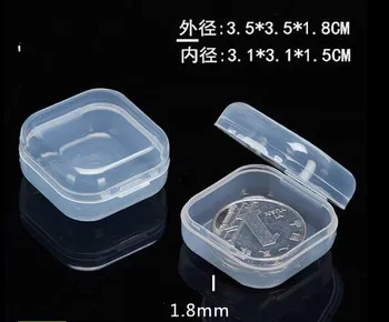 Kulak tıkacı ambalaj kutusu Şeffaf Küçük Kutu PP Plastik balık oltası Takı teşhir kutuları elektronik bileşenler Aksesuarları Kutusu