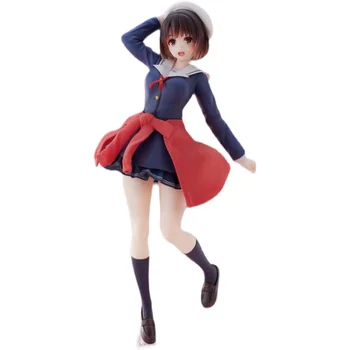 Orijinal Otantik Modeli TAİTO Coreful Megumi Kato Üniforma Geliştirmek için Nasıl Bir Passer-by Kadın Kahramanı Anime Action Figure