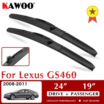 KAWOO Silecek Ön araba sileceği Bıçakları Lexus GS460 2008-2011 Windshield Cam Ön Cam Aksesuarları 24