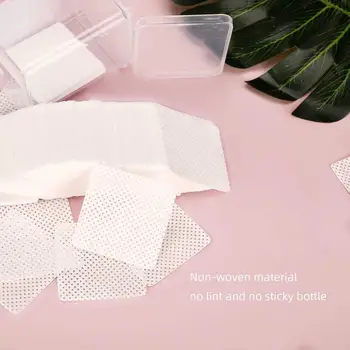 200 Adet/kutu Temizleme Süngeri Pratik Kirpik Temizleme Sökücü Ped Beyaz Sökücü Kağıt Pedi