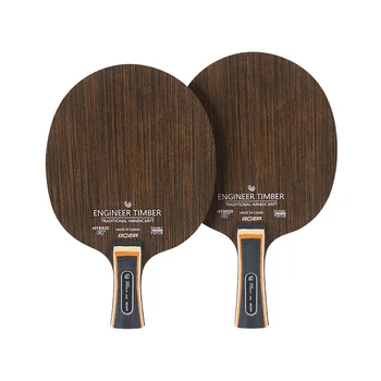 Abanoz Dalbergia Masa Tenisi Blade Ping Pong Kürekler Saldırı Eğrisi El Yapımı Masa Tenisi Raketi Alt Plaka Rekabet İçin