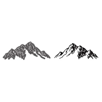 Kesme Ölür Kar Dağ Dik DIY Scrapbooking Kabartma Albümü Kağıt Kartları Ölür 2021New