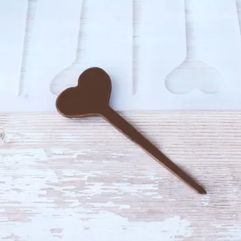 Küçük aşk şekli yapışmaz Silikon Çikolata Kalıp Buz Kalıpları Kek Kalıp Bakeware Pişirme Araçları