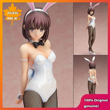 100 % Orijinal: Katou Megumi Bir stil Tavşan Kız 1/4 PVC Aksiyon Figürü Anime şekilli kalıp Oyuncaklar Şekil Koleksiyonu Bebek Hediye