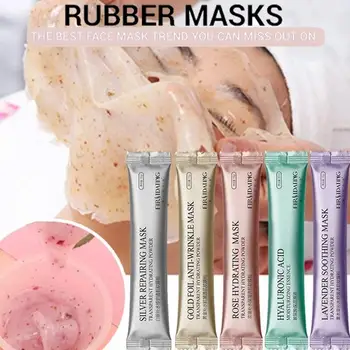 DIY Spa Kollajen Yumuşak maske tozu Yüz Maskesi Nemlendirici Anti Aging Gül Kristal Hyaluronik Asit Soyulabilir Kauçuk Maske Cilt Bakımı