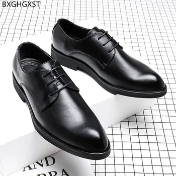 Oxford İtalyan Ayakkabı Erkekler Resmi Ofis Ayakkabı Erkekler için 2022 Lüks Tasarımcı Elbise Ayakkabı Erkek Moda Chaussure De Homme Zapatos