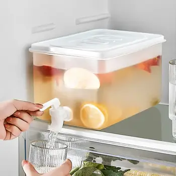 Buzdolabı Su Varil Musluk ev depolama kovası Büyük Kapasiteli limon suyu sürahisi mutfak Drinkware su ısıtıcısı Pot