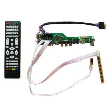 T. V56. 031 Yeni Evrensel HDMI USB AV VGA ATV PC LCD Denetleyici Kurulu için 8.9 inç 1024x600 B089AW01 LED LVDS Monitör Kiti