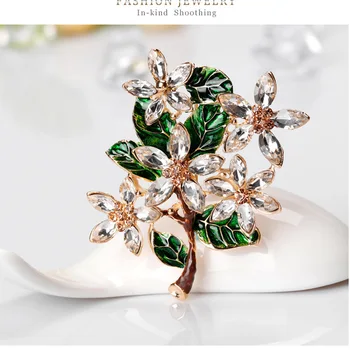 3 adet / grup Moda Çiçek Emaye Broş 2019 Kadın erkek Düğün Broş Pins en ıyi noel hediyesi