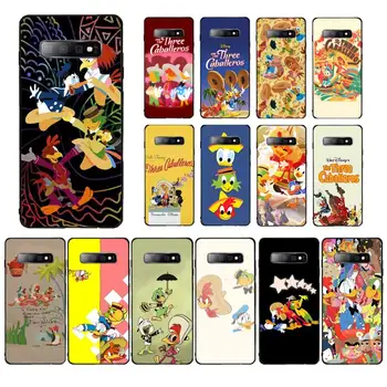 Disney Üç Caballeros Telefon kılıfı için Samsung S10 21 20 9 8 artı lite S20 UlTRA 7 kenar