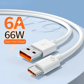 66W USB C Tipi Süper Hızlı Kablo İçin Huawei Mate 40 50 11 10 Pro R17 Hızlı Şarj USB - C şarj kablosu Veri Kablosu