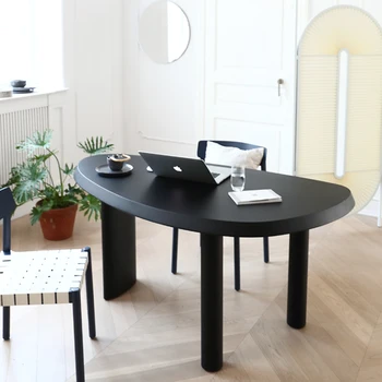 Özel İskandinav tasarımcı masif ahşap masa masası süpervizör masası yönetici masası uzun masa masası özel masa konferans masası